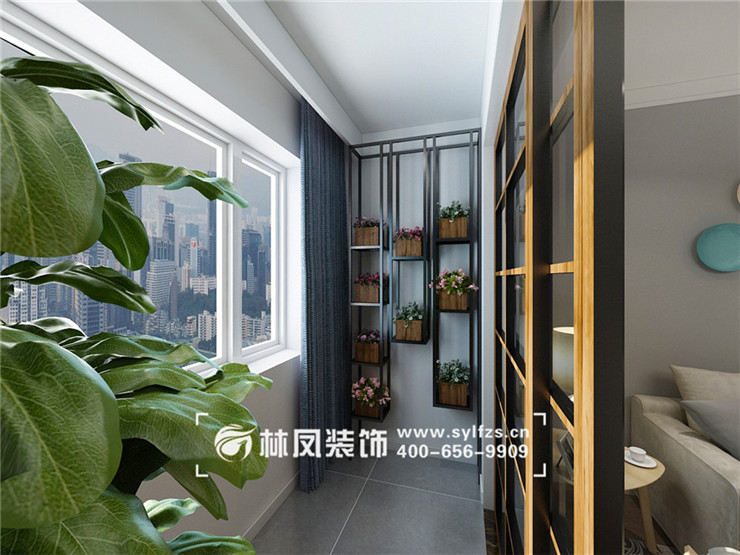 林鳳裝飾陽臺隔斷設(shè)計(jì)裝修效果圖